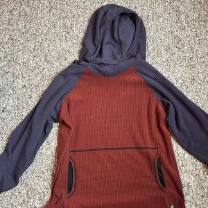 Melanzana Red and Gray Women's Sweater